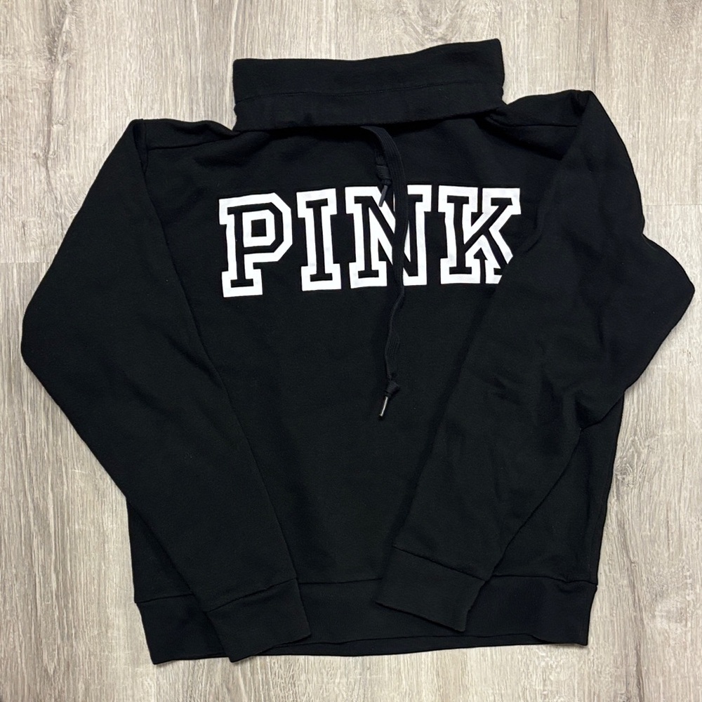 PINK Victoria's Secret Black Pullover